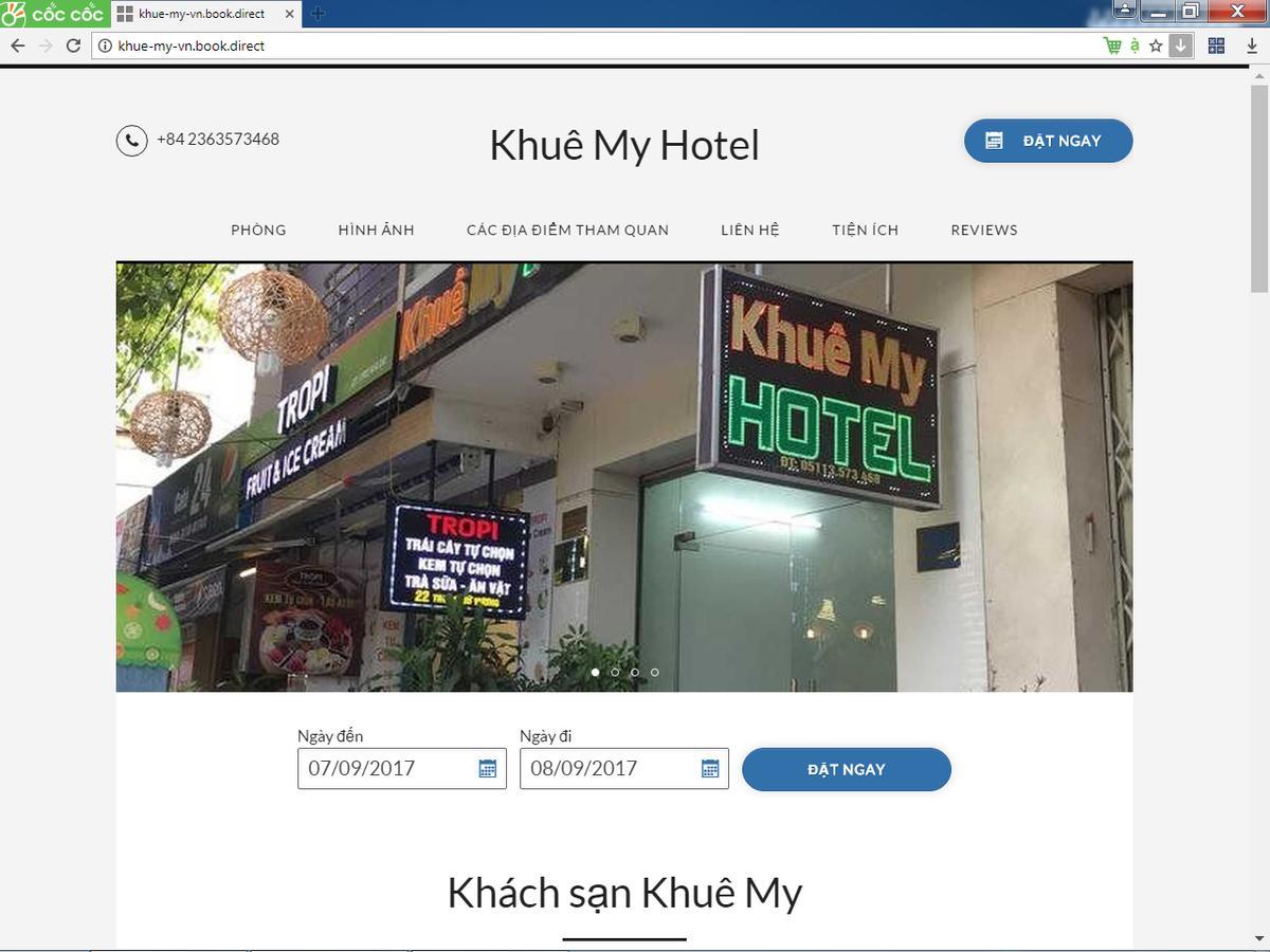 Khue My Hotel ダナン市 エクステリア 写真